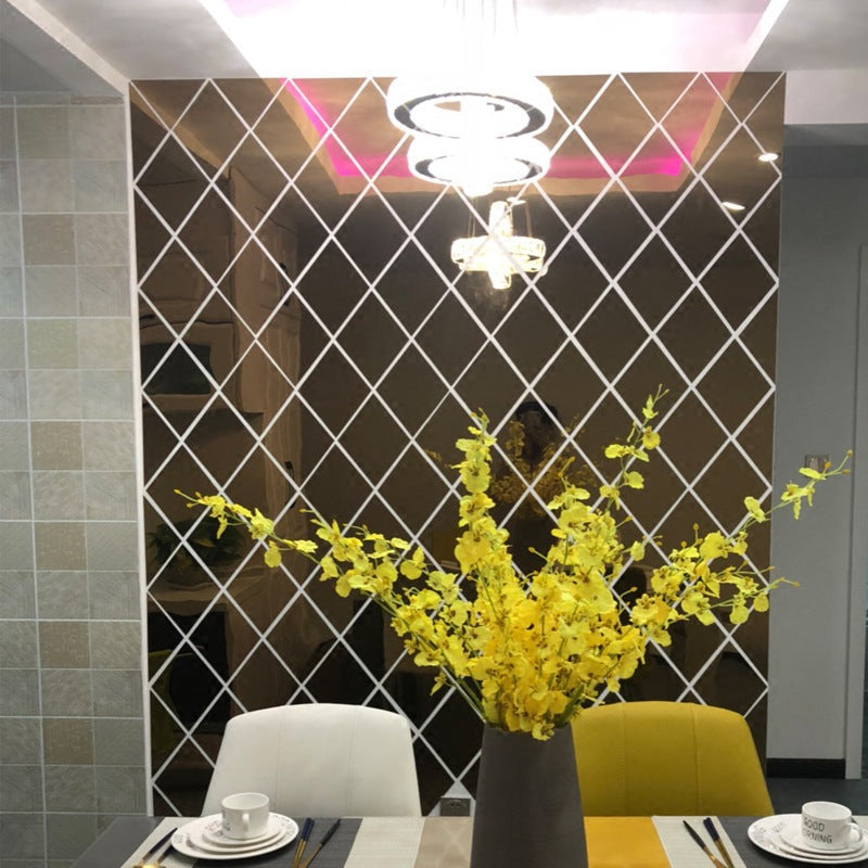 Espejo adhesivo 3D en mosaico – Tiles decorativos para pared